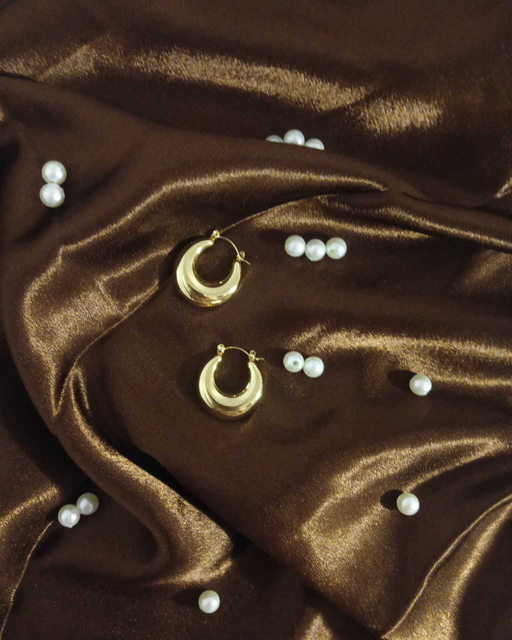 Gold Plated Bella Hoop Earrings for Women