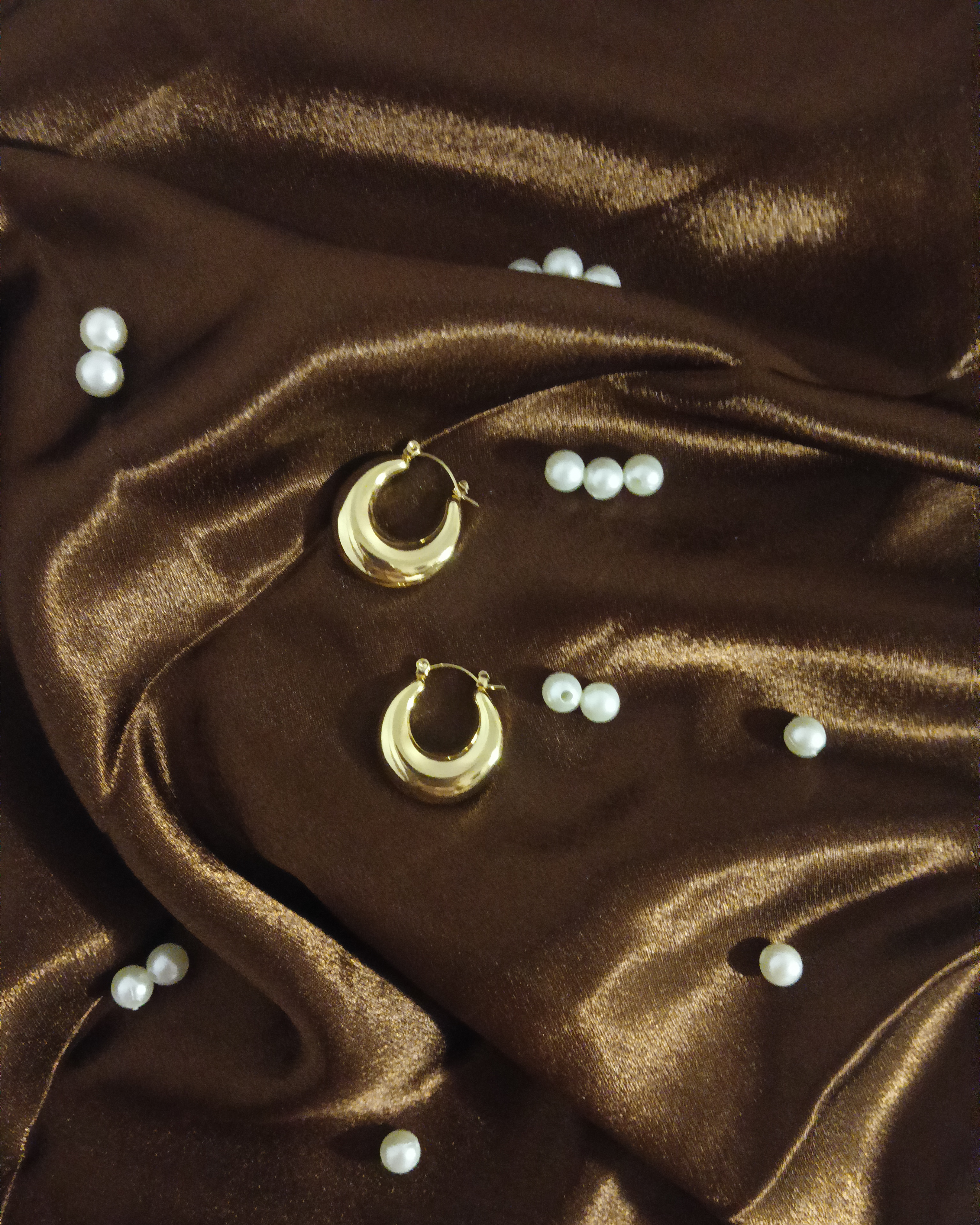 Gold Plated Bella Hoop Earrings for Women