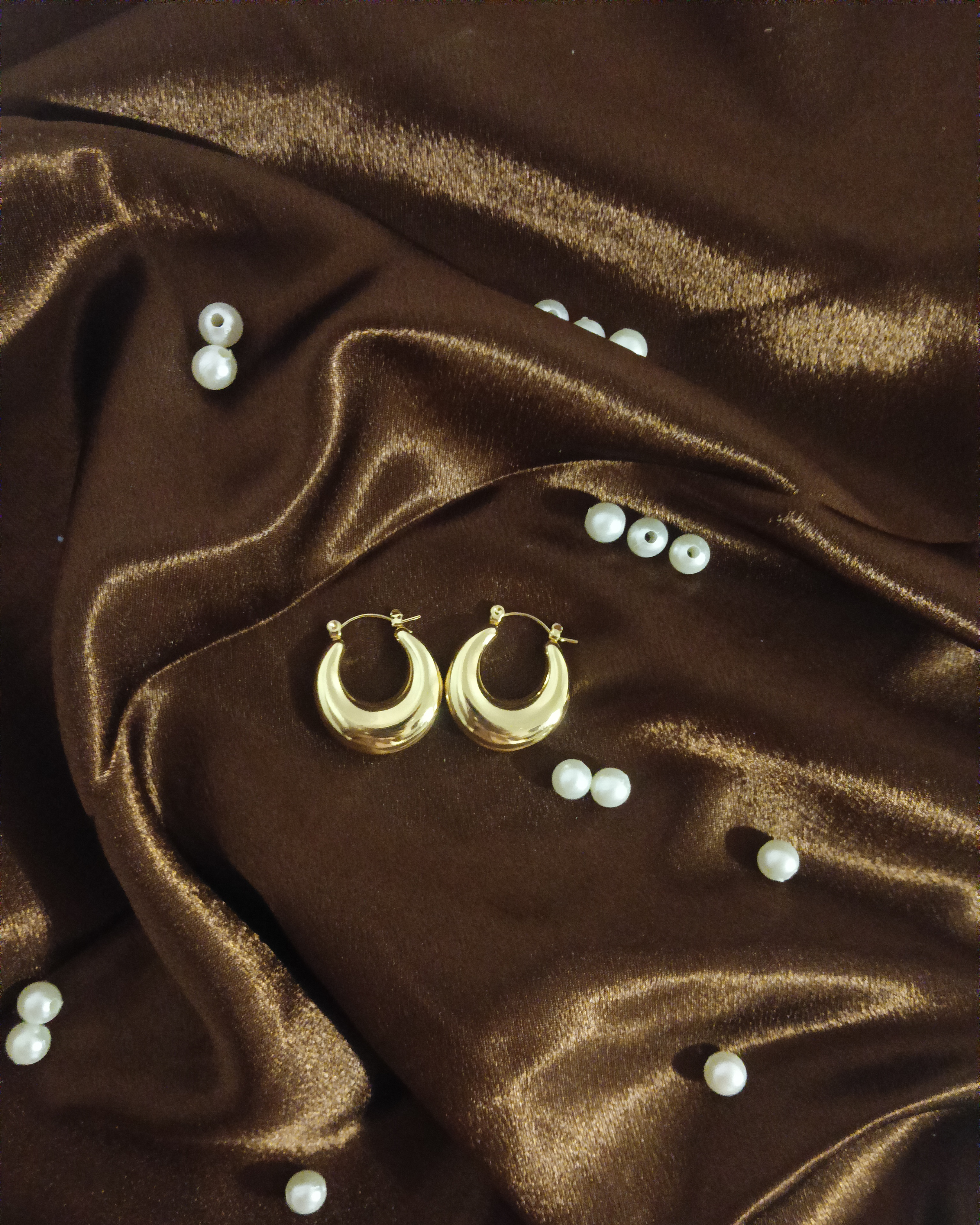 Gold Plated Bella Hoop Earrings for Women