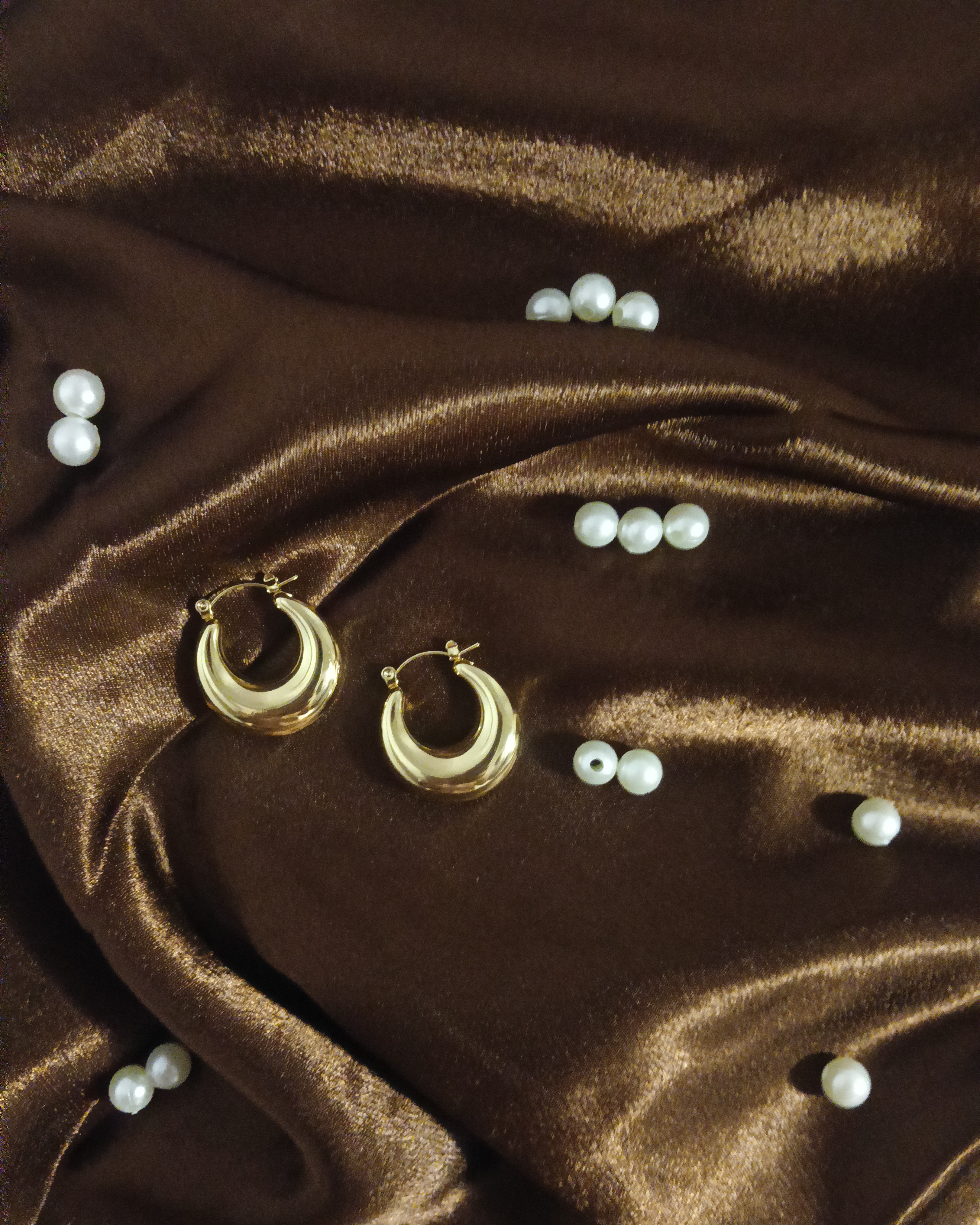 Gold Plated Bella Hoop Earrings for Women