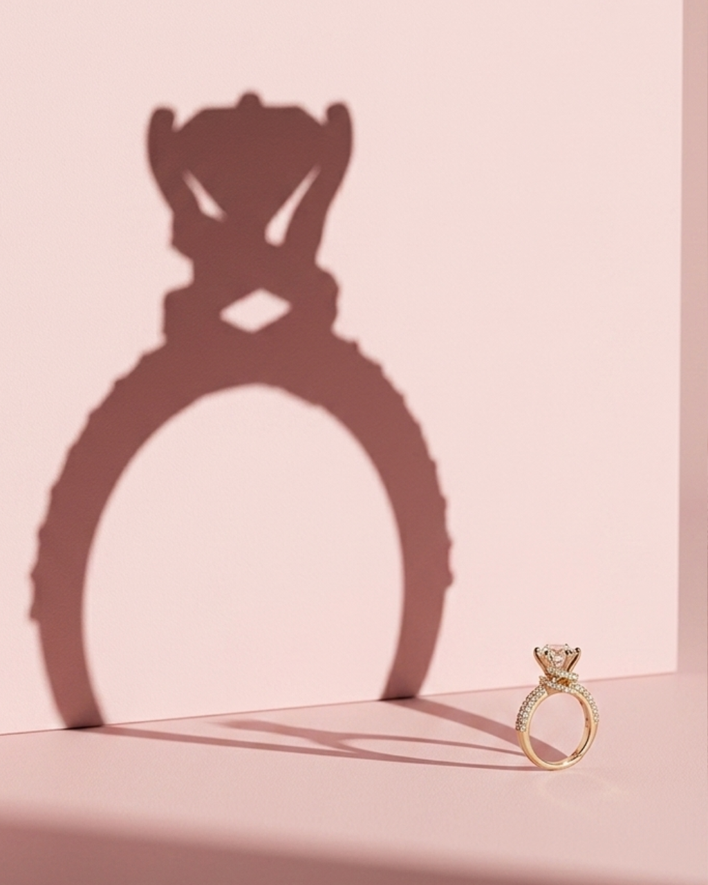 American Diamond Stone Gold Plated Ring