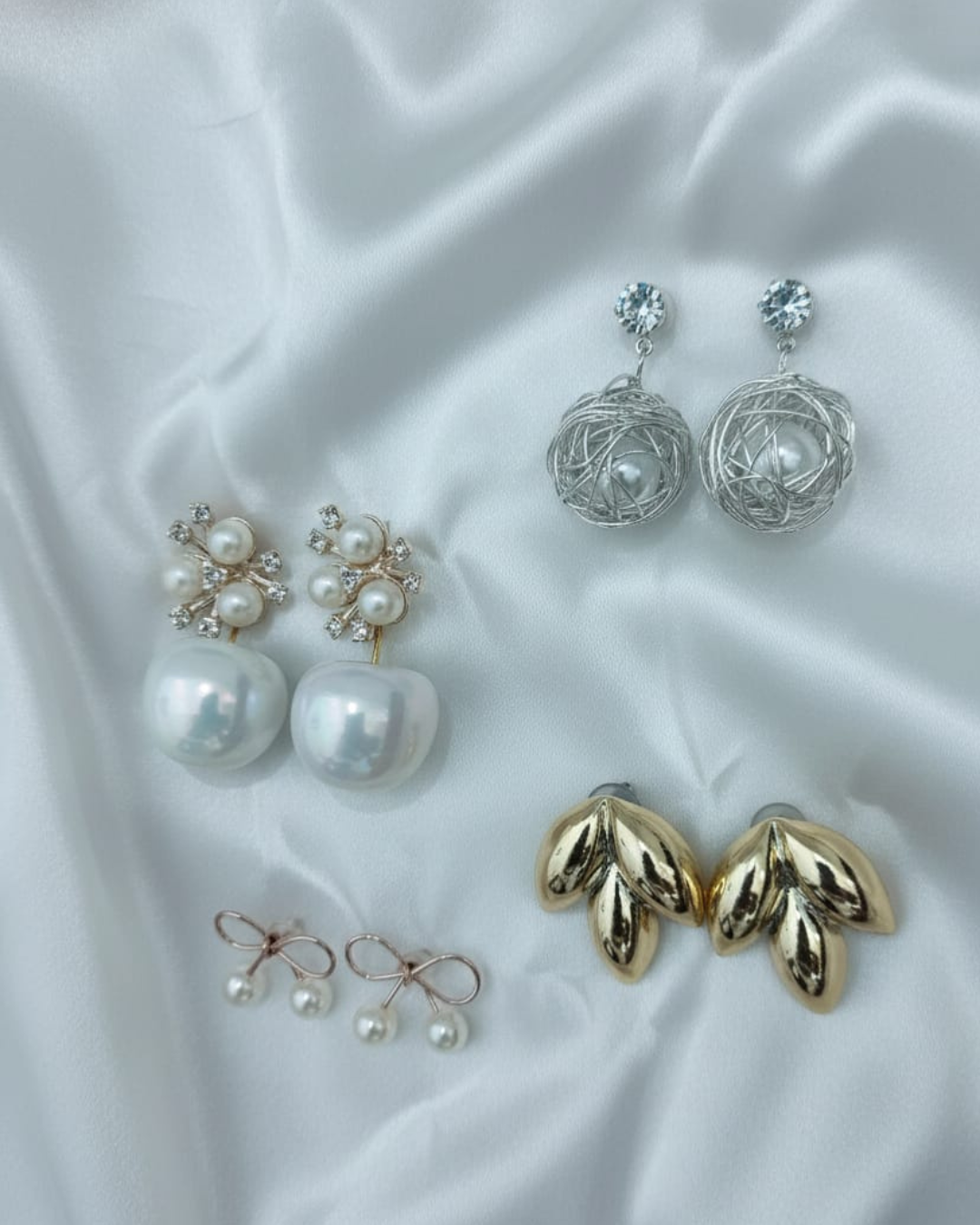 4 Combo Set Of Trendy Earnings