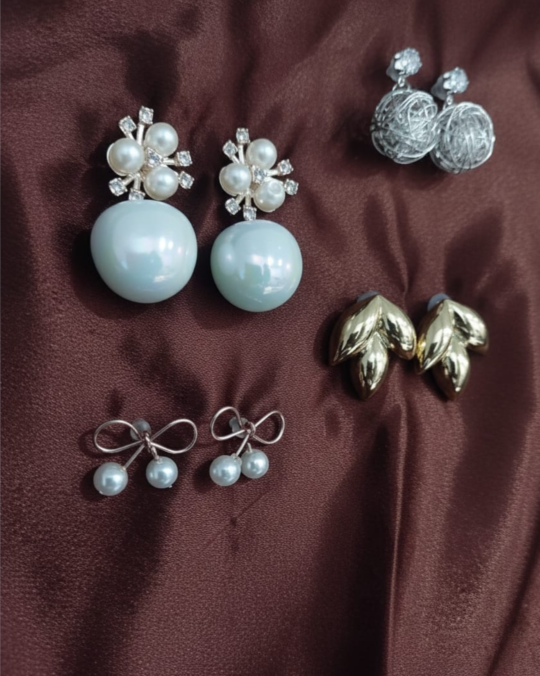 4 Combo Set Of Trendy Earnings