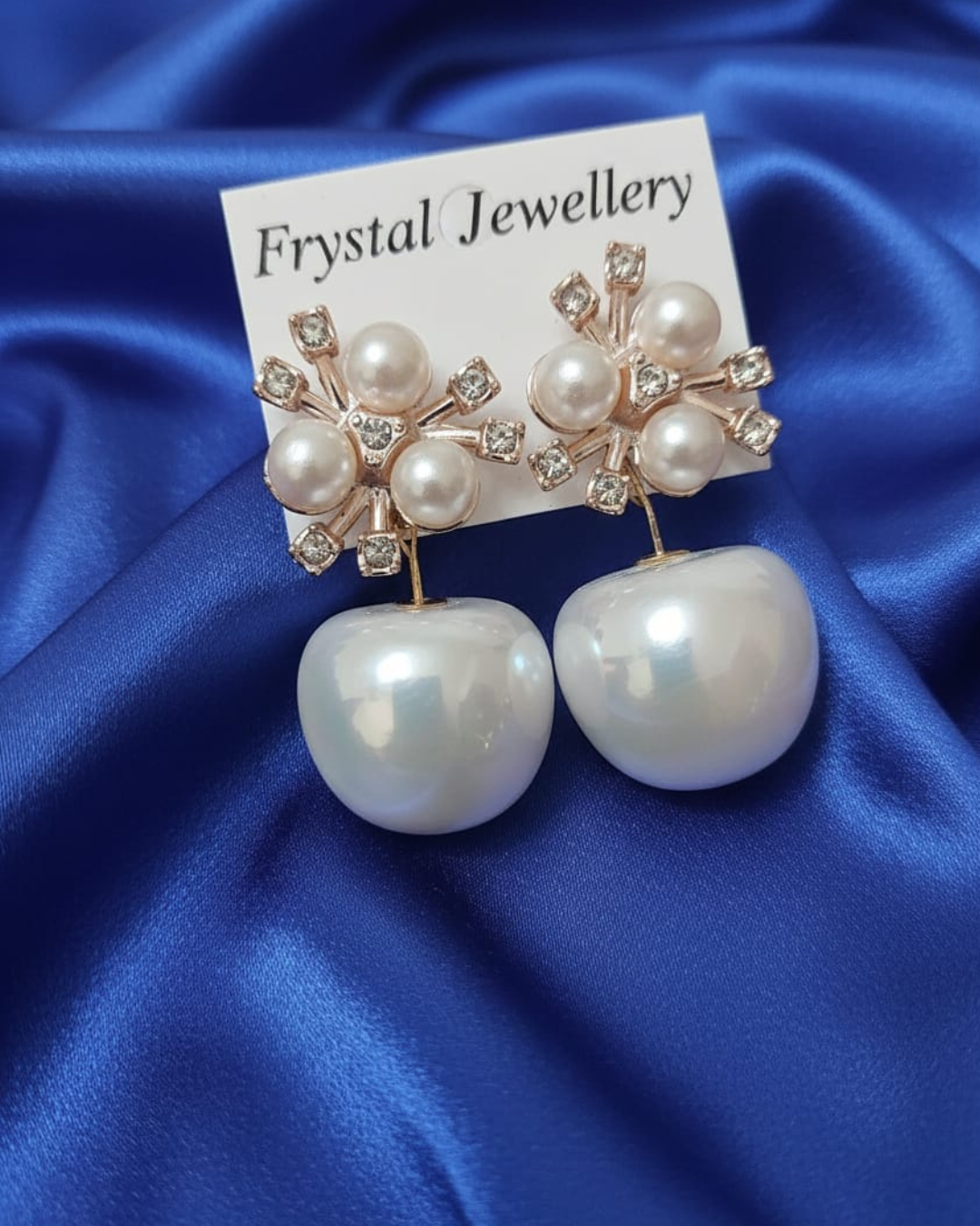 Hanging Opalescent Sphere Earrings