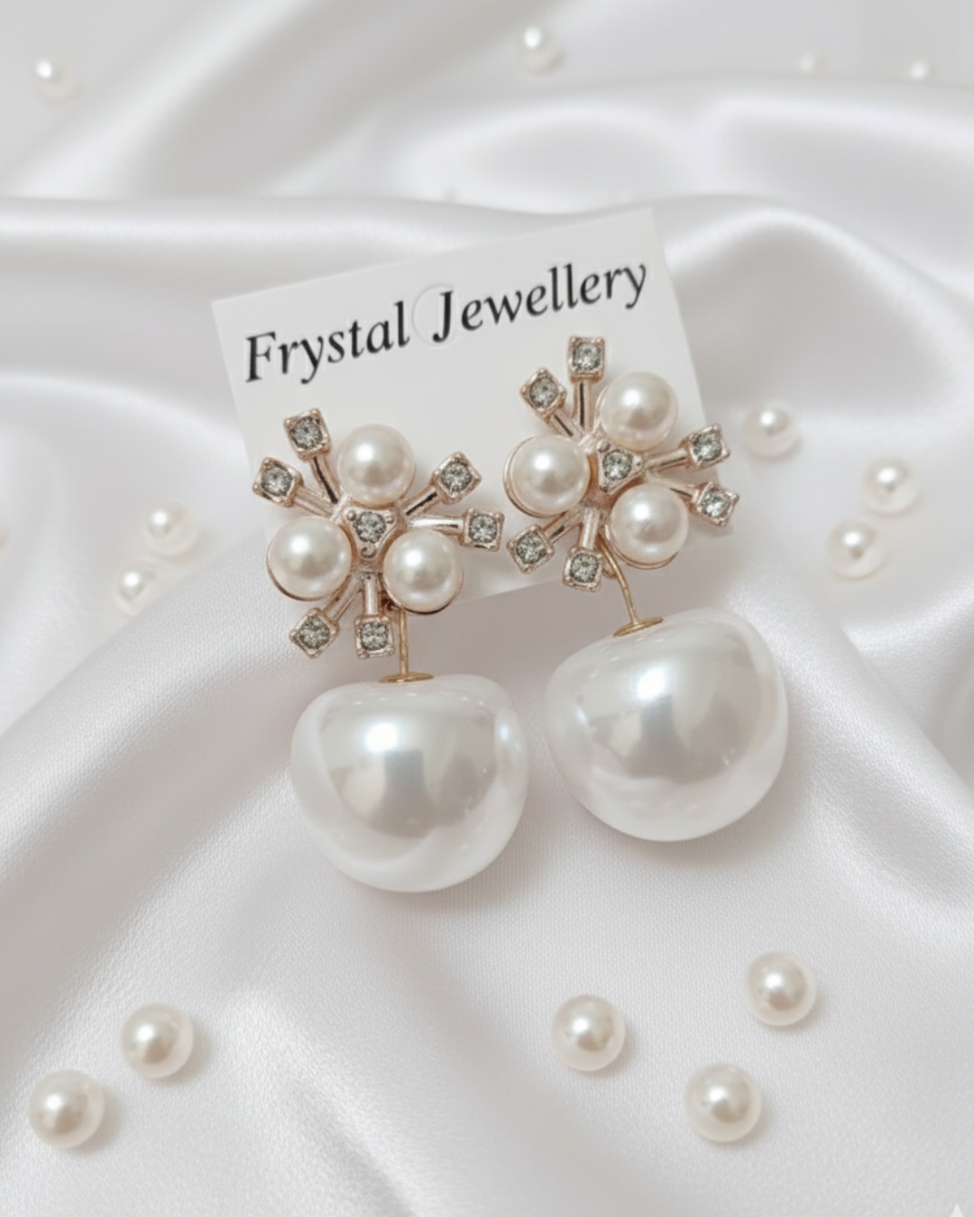 Hanging Opalescent Sphere Earrings